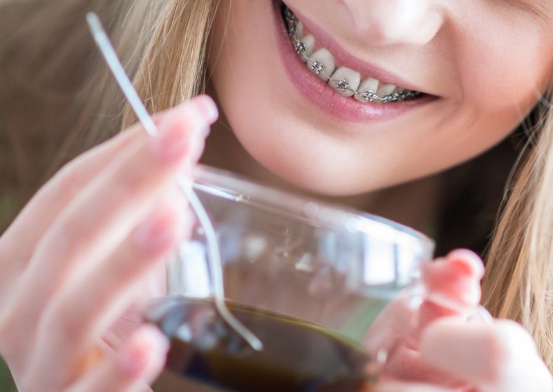 Can you drink coffee with clear braces