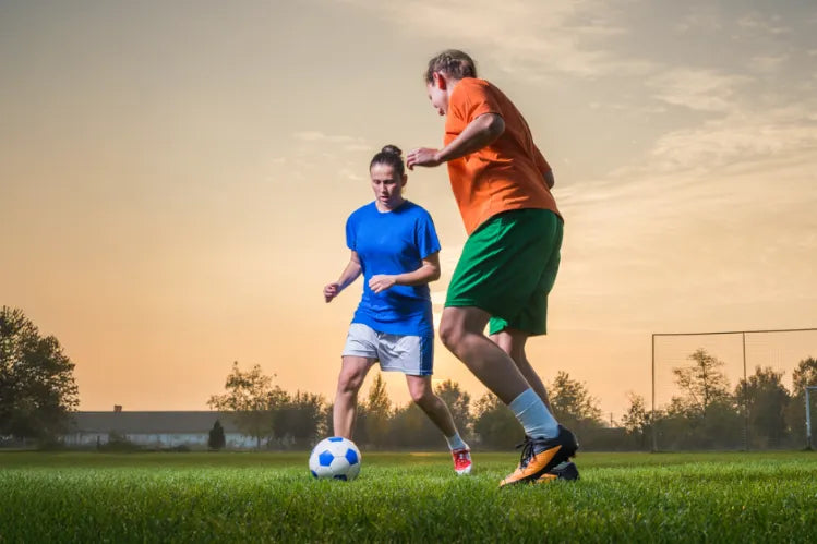 Women are playing football