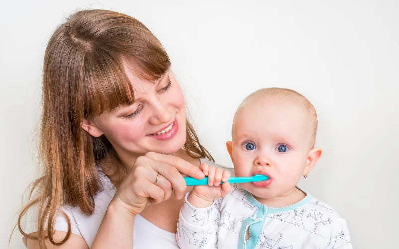 baby’s teeth with care.