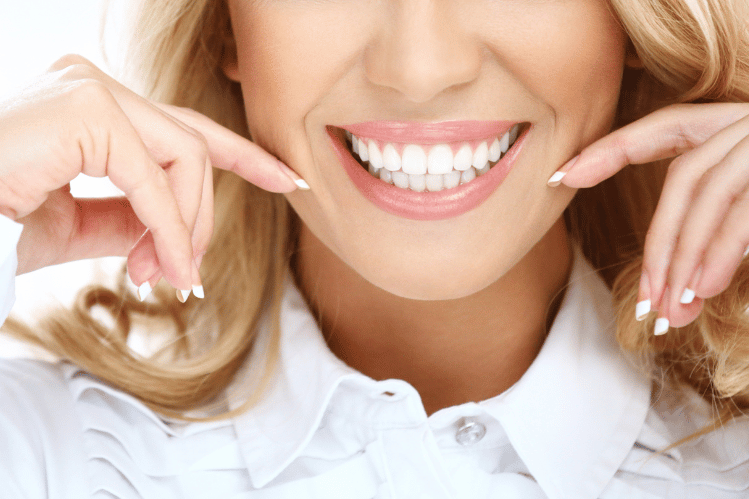 Girl with a perfect smile