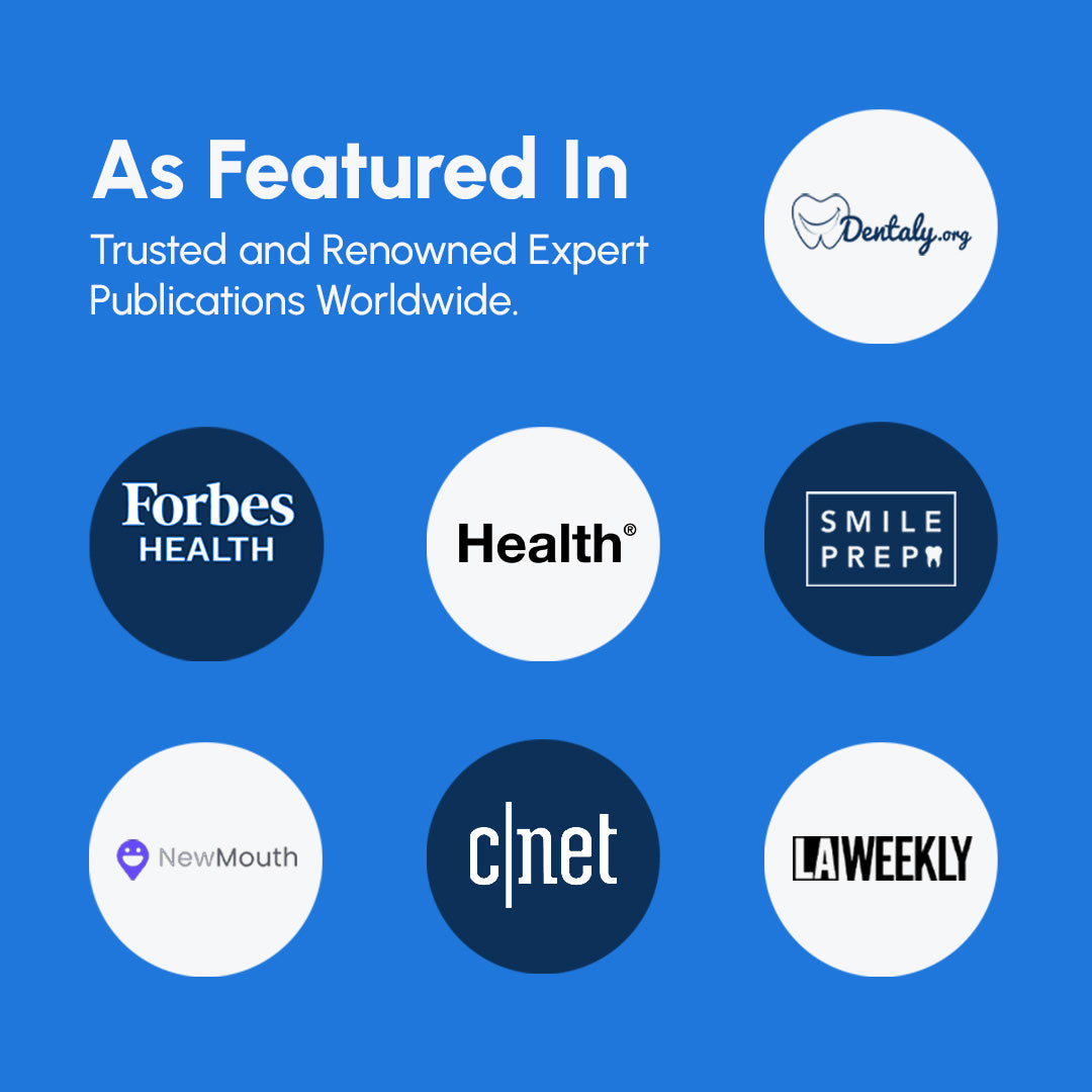 ALIGNERCO featured in top publications like Forbes Health, CNET, and Smile Prep