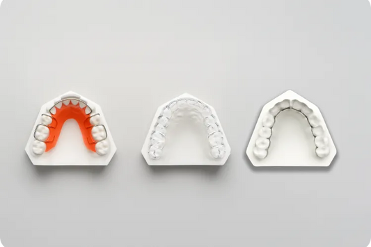  Illustration of different types of retainers.  