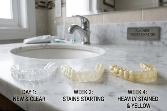  Clear aligners turning yellow
