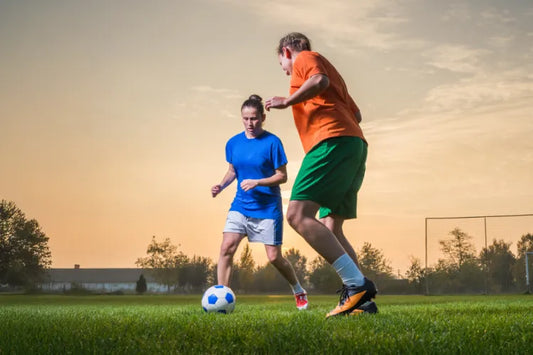 Women are playing football